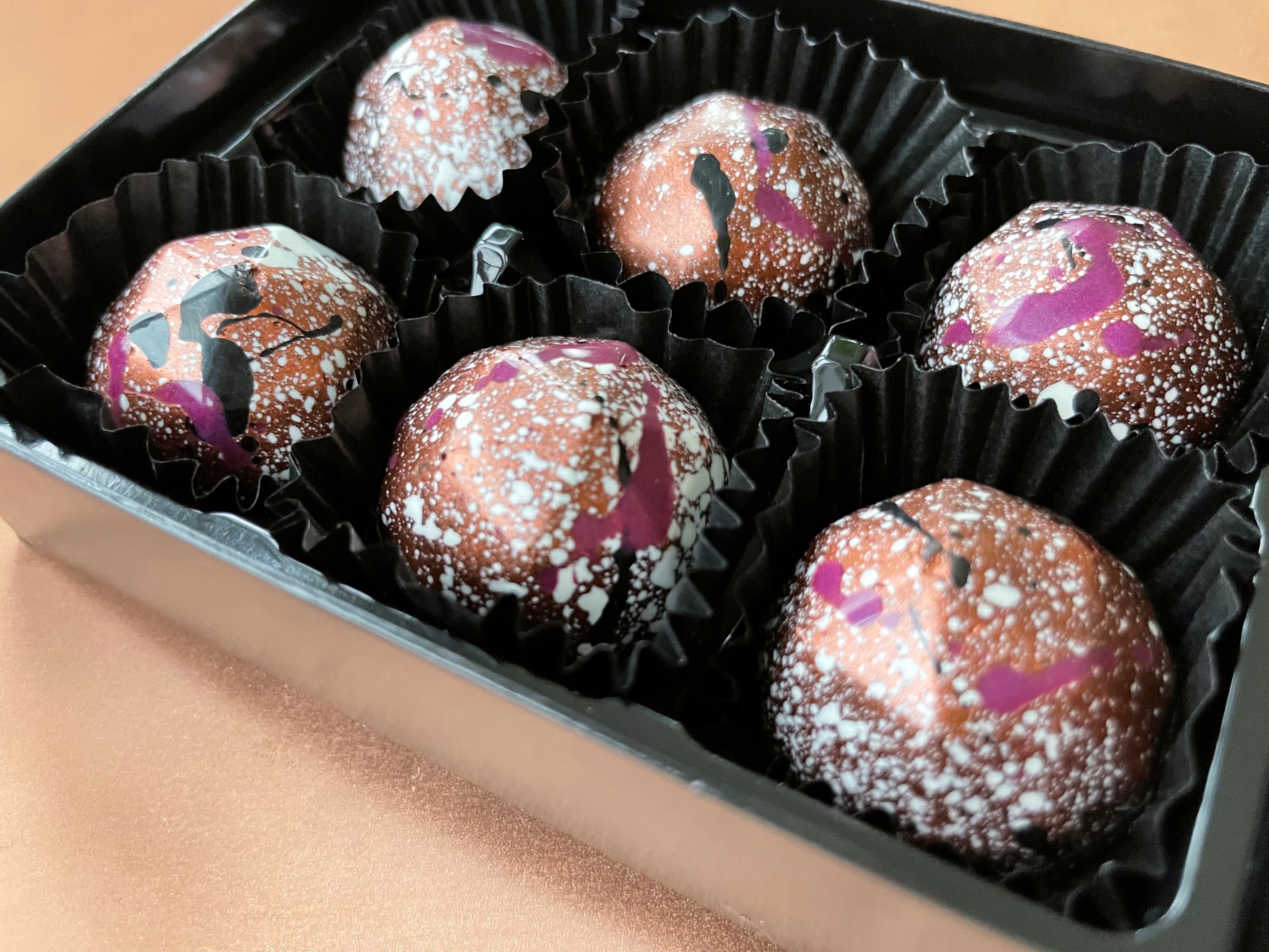 Hidden Curiosities x Noble & Stace Dark Chocolate Gin Truffles