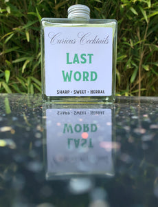 Curious Cocktails: Last Word 500ml Glass Bottle (Save £9)