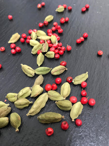 Pink Peppercorn & Green Cardamom Garnish