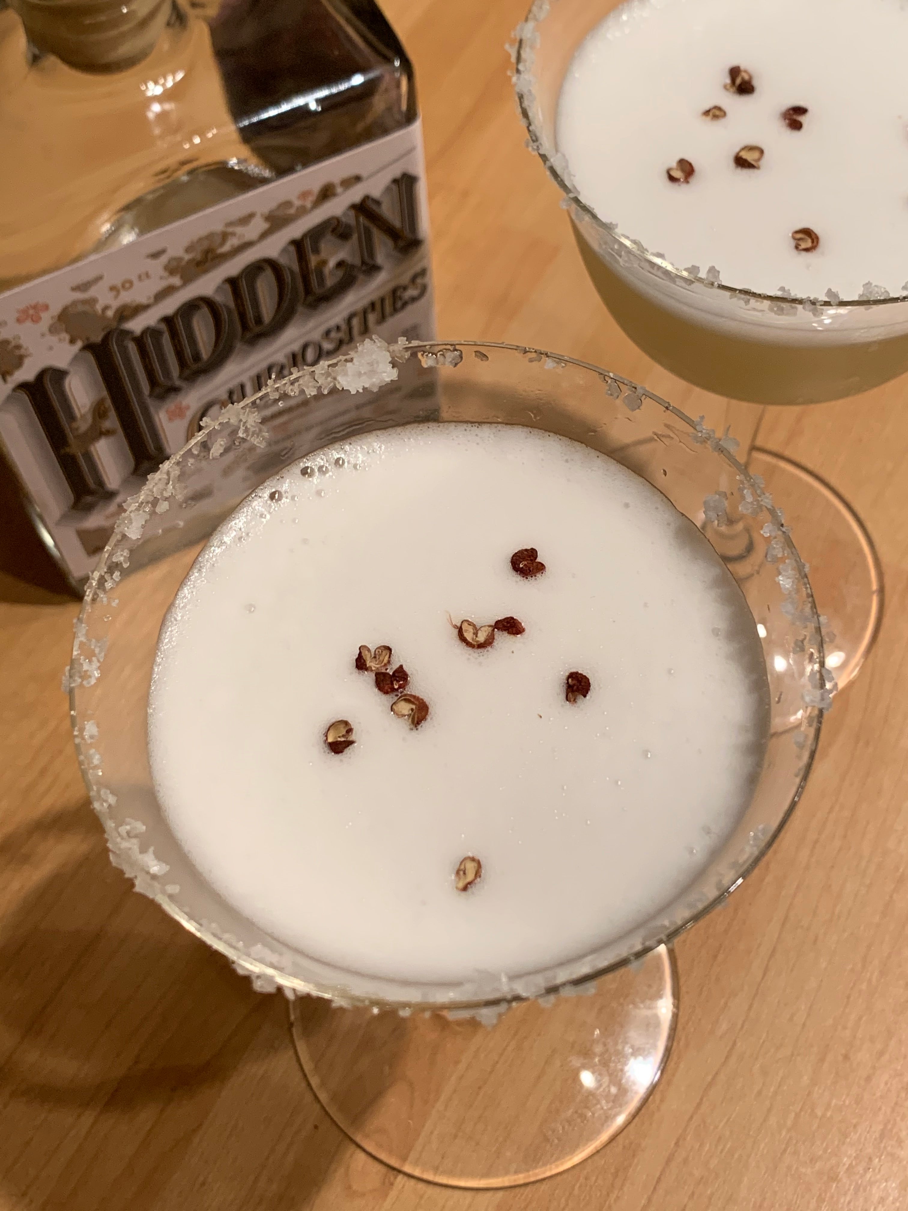 Curious Cocktails: Cherry Seafoam Cocktail Twin Set