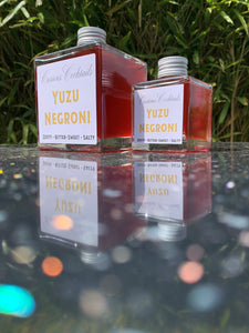 Curious Cocktails: Yuzu Negroni 500ml Glass Bottle (Save £10)